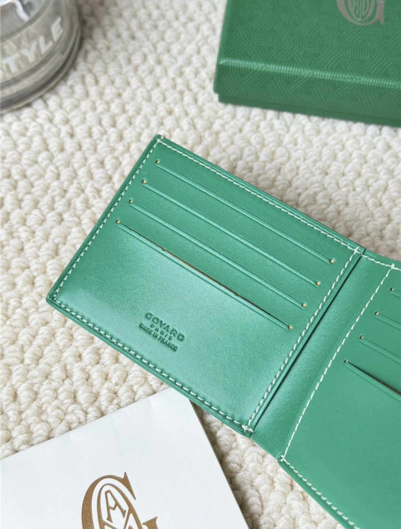 Cartera V ClasicGreen