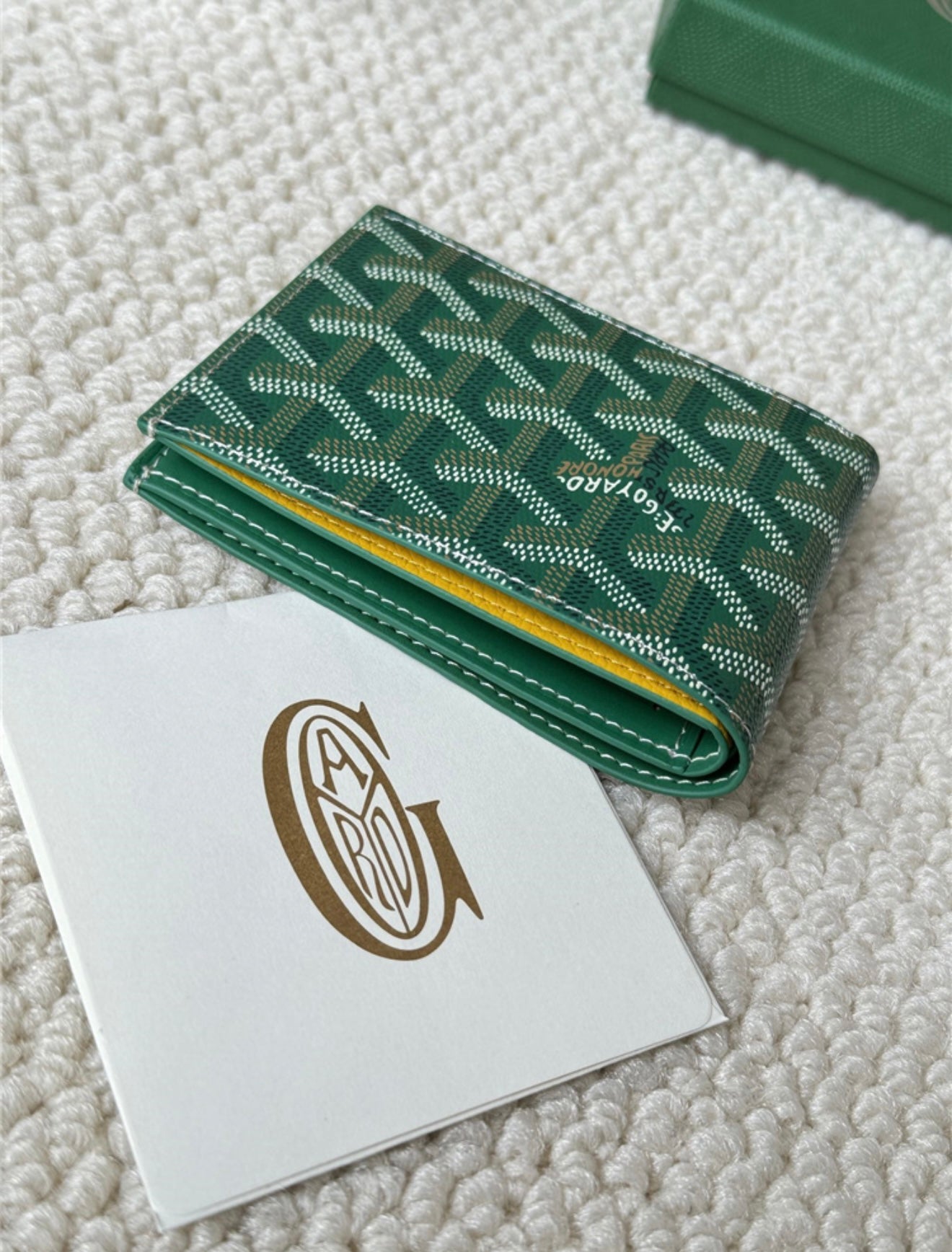 Cartera V ClasicGreen